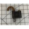 Image 3 : CANADIAN NATIONAL RAILWAY CNR BRASS LOCK WITH KEY WORKING