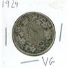 Image 1 : 1929 Canadian 50 Cent Coin (VG)