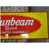 Image 3 : SUNBEAM BREAD EMBOSSED -SINGLE SIDED TIN SIGN 42X14"