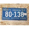 Image 1 : 1957 NORTH DAKOTA LICENSE PLATE