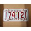 Image 1 : ONE 1958 SASK LICENSE PLATE