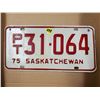 Image 1 : ONE 1975 SASK PT LICENSE PLATE