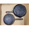 Image 2 : 2 CAST IRON FRY PANS