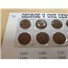 Image 2 : 8 GEORGE V ONE CENTS ASST YEARS 1928-1936