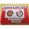 Image 1 : 1971, 1974 CANADIAN 50 CENTS COINS