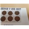 Image 3 : 6 GEORGE V ONE CENTS 1932-1936