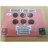 Image 1 : 6 GEORGE V ONE CENTS 1932-1936