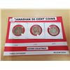 Image 1 : 1976, 1981, 1985 CANADIAN 50 CENT COINS