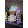 Image 3 : 5 Vintage Troll Dolls