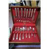 Image 2 : Vintage Silver Plated Cutlery Set in Wood Box