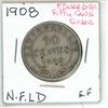 Image 1 : 1908 Edward VII ¢50 Silver Newfoundland EF