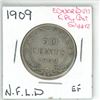 Image 1 : 1909 Edward VII ¢50 Silver Newfoundland EF
