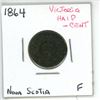 Image 1 : 1864 Victoria Half Cent Nova Scotia F