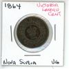 Image 1 : 1864 Victoria Large Cent Nova Scotia Vg