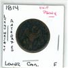 Image 1 : 1814 ½Penny  Antedated Lower Canada