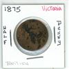 Image 1 : 1875 British Half Penny Victoria
