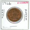 Image 1 : 1966 Elizabeth ½Penny British