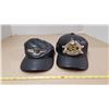 Image 1 : 2 Leather Harley Davidson Hats Sz. Unknown