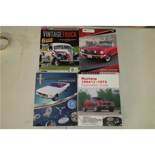 Lot of Misc. Mustang Books/Catalogues