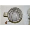 Image 4 : Vintage Flour Sifter, Mustard Jar, Nabob Jar