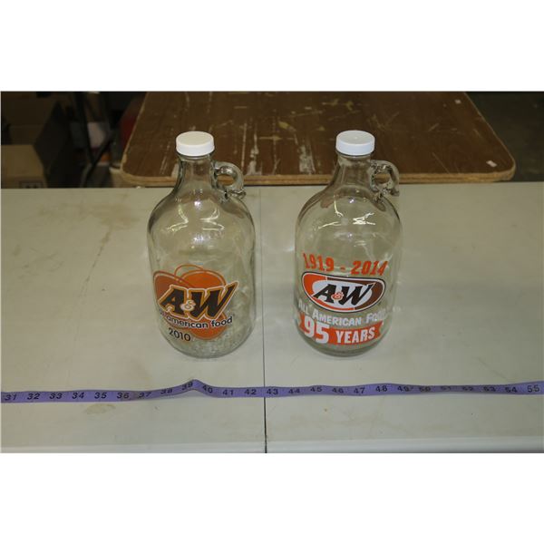 2010 & 2014 A&W Jugs