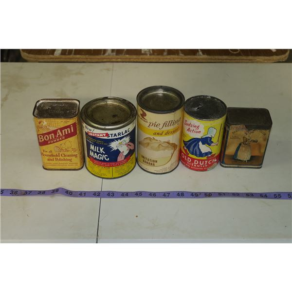 Lot of Misc. Vintage Tins