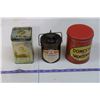 Image 1 : Lot of 3 Vintage Tins/Containers