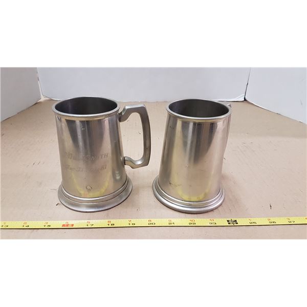 2 Beer Steins