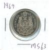 Image 1 : 1969 Canadian 50 Cent Coin (MS63)