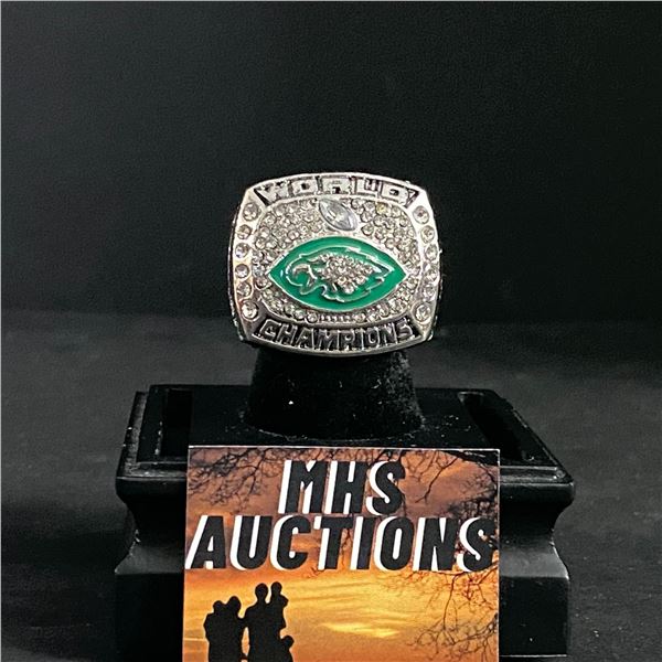 PHILADELPHIA EAGLES N.F.L 2017  FOLES  CHAMPIONSHIP REPLICA RING (ref699)