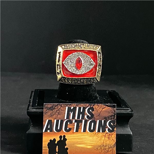 WASHINGTON REDSKINS N.F.L 1983  RIGGINS  CHAMPIONSHIP REPLICA RING (ref745)