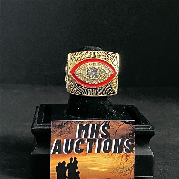 WASHINGTON REDSKINS N.F.L 1982  RIGGINS  CHAMPIONSHIP REPLICA RING (ref747)