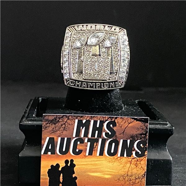 NEW YORK GIANTS N.F.L 2007  MANNING  CHAMPIONSHIP RELICA RING (ref791)