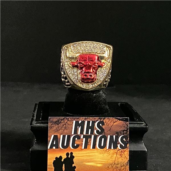 CHICAGO BULLS N.B.A 1993  JORDAN  CHAMPIONSHIP REPLICA RING (ref449)