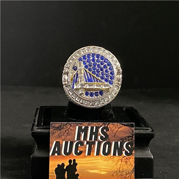 GOLDEN STATE WARRIORS N.B.A 2018 "CURRY" CHAMPIONSHIP REPLICA RING (ref474)