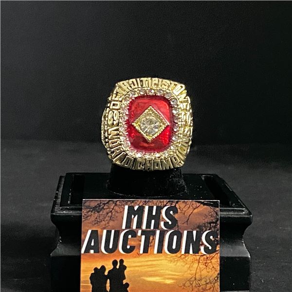 DETROIT PISTONS N.B.A 1990  THOMAS  CHAMPIONSHIP REPLICA RING (ref483)