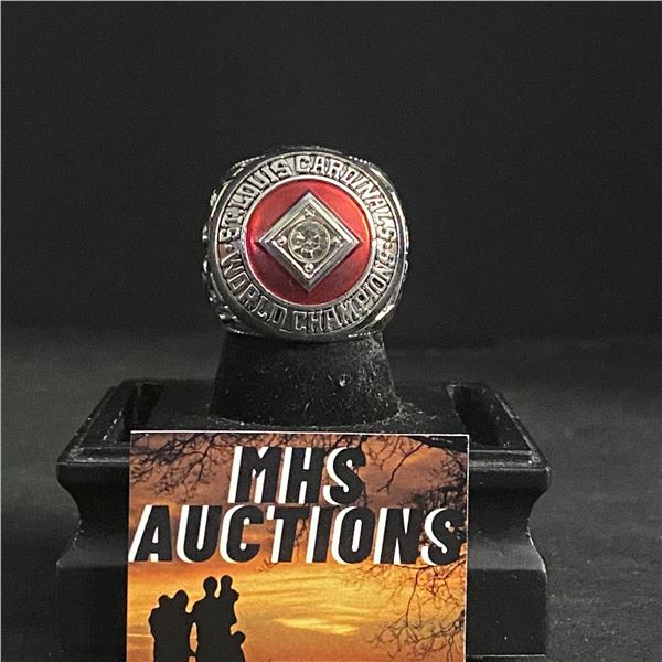 ST LOUIS CARDINALS M.L.B 1964  WHITE  CHAMPIONSHIP REPLICA RING (ref544)