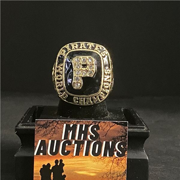 PITTSBURGH PIRATES M.L.B 1973 "MADLOCK" CHAMPIONSHIP REPLICA RING (ref595)