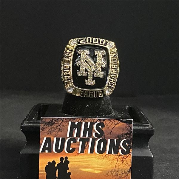 NEW YORK METS M.L.B 2000  PIAZZA  CHAMPIONSHIP REPLICA RING (ref611)