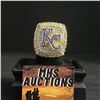 Image 1 : KANSAS CITY ROYALS M.L.B 2015 "PEREZ" CHAMPIONSHIP RELICA RING (ref620)