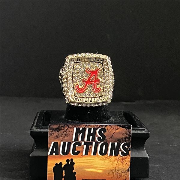 ALABAMA CRIMSON TIDE 2015  HENRY  NATIONAL CHAMPIONSHIP REPLICA RING (ref1009)