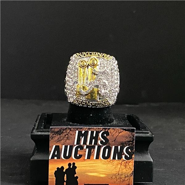 ALABAMA CRIMSON TIDE 2017 "SABAN" NATIONAL CHAMPIONSHIP REPLICA RING (ref1011)