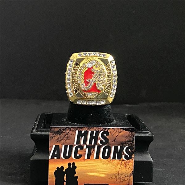 ALABAMA CRIMSON TIDE 2011  SABAN  NATIONAL CHAMPIONSHIP REPLICA RING (ref1012)