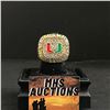 Image 1 : MIAMI HURRICANES CHAMPIONS 1991 "TORRETTA" NATIONAL CHAMPIONSHIP REPLICA RING (ref1054)