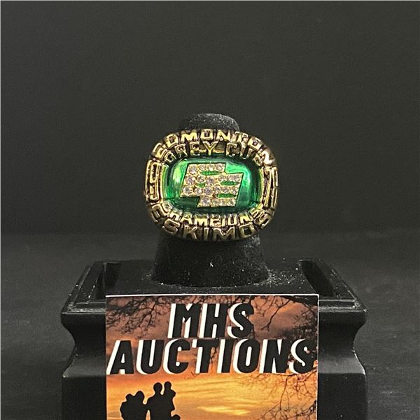 EDMONTON ESKIMOS C.F.L 1978 "W.MOON" CHAMPIONSHIP RELICA RING (refR5)