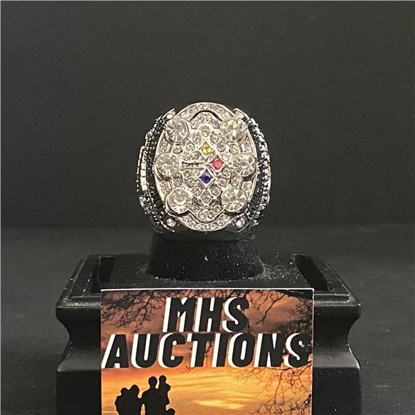 PITTSBURGH STEELERS N.F.L 2008 "ROETHLISBERGER" CHAMPIONSHIP RELICA RING (refR18)