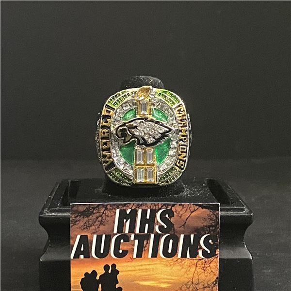 PHILADELPHIA EAGLES N.F.L 2017  FOLES  CHAMPIONSHIP RELICA RING (refR21)