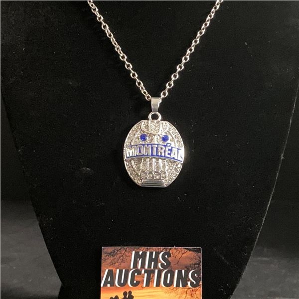 MONTREAL ALLOUTTES 2009 C.F.L CHAMPIONSHIP NECKLACE (ref1127)