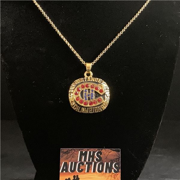 MONTREAL CANADIENS 1988 N.H.L CHAMPIONSHIP NECKLACE (ref1155)