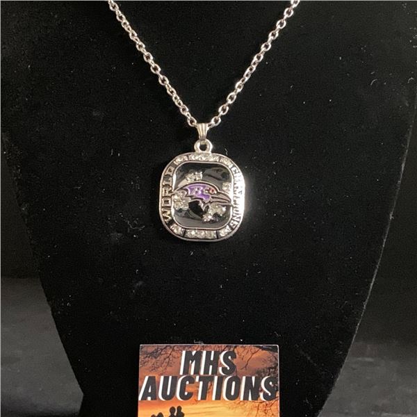 BALTIMORE RAVENS N.F.L CHAMPIONSHIP NECKLACE (ref1190)